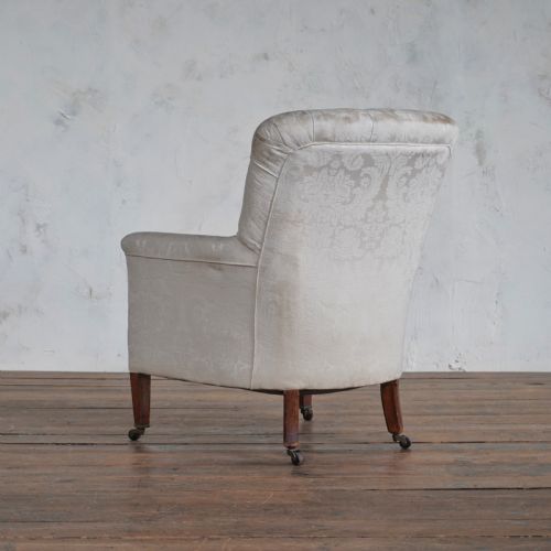 ANTIQUE BUTTON BACK CHAIR - ADDITIONAL PHOTO 4