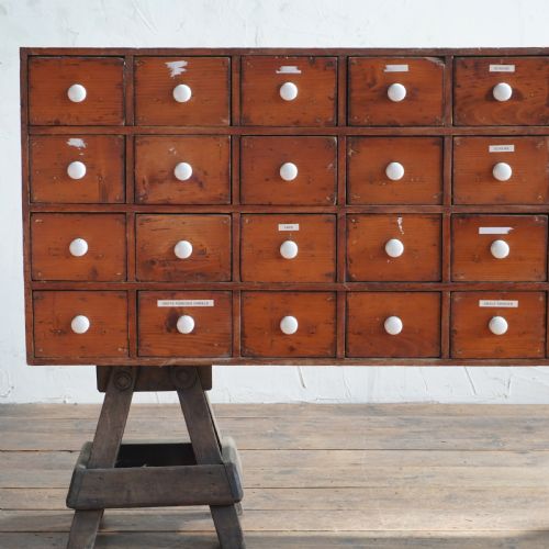BANK OF APOTHECARY DRAWERS - ADDITIONAL PHOTO 5