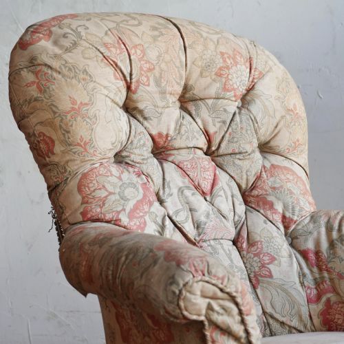 ANTIQUE SPOONBACK ARMCHAIR BY HOLLAND SONS MIDLATE 19TH CENTURY - ADDITIONAL PHOTO 6