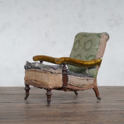 ENGLISH OPEN ARMCHAIR - ADDITIONAL PHOTO 2