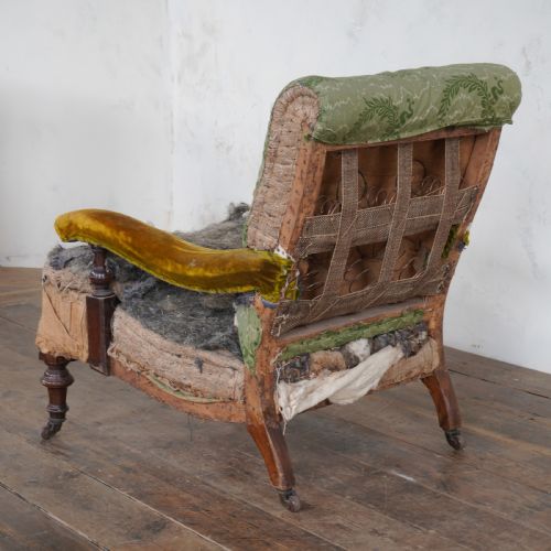 ENGLISH OPEN ARMCHAIR - ADDITIONAL PHOTO 3