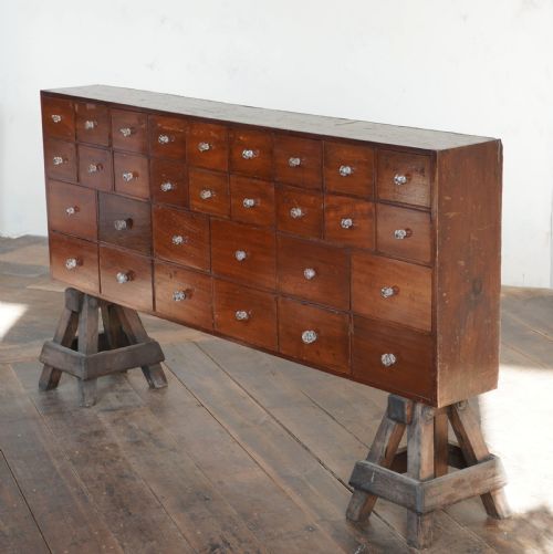 EARLY 20TH CENTURY CHEMISTS APOTHECARY DRAWERS - ADDITIONAL PHOTO 3
