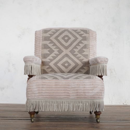 VICTORIAN KILIM CARPET CHAIR - ADDITIONAL PHOTO 3