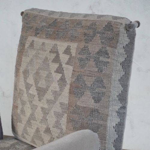 VICTORIAN KILIM CARPET CHAIR - ADDITIONAL PHOTO 6