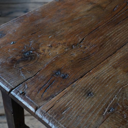 ANTIQUE WALNUT SPANISH TABLE - ADDITIONAL PHOTO 4