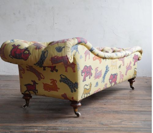 ANTIQUE CHAISE LONGUE IN THE STYLE OF HOWARD - ADDITIONAL PHOTO 8
