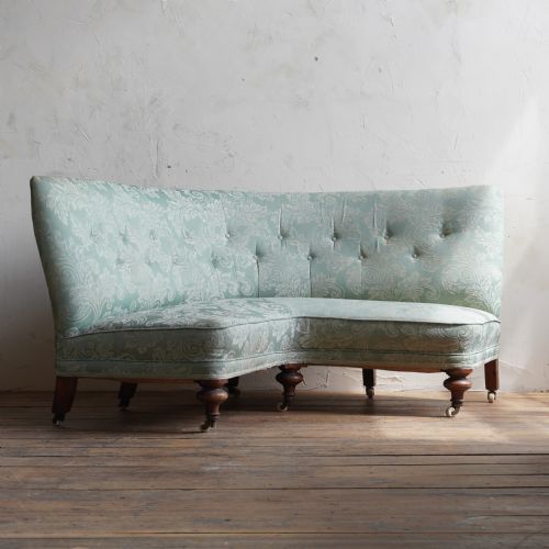 antique corner sofa - CATEGORY: ANTIQUE SOFAS - DATED 19TH CENTURY
