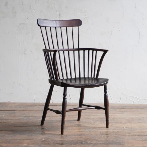 antique comb back chair - CATEGORY: ANTIQUE CHAIRS - DATED 19TH CENTURY