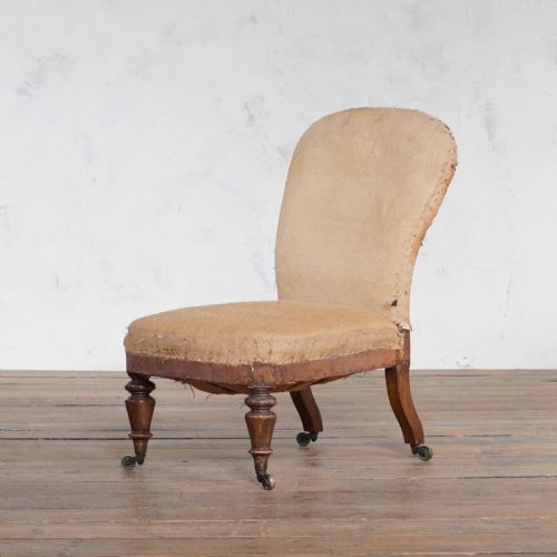 ANTIQUE BEDROOM CHAIR BY HINDLEY SONS - ADDITIONAL PHOTO 2