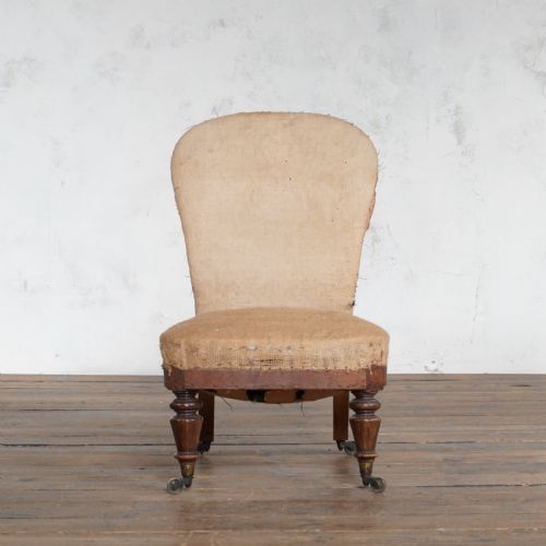 ANTIQUE BEDROOM CHAIR BY HINDLEY SONS - ADDITIONAL PHOTO 3
