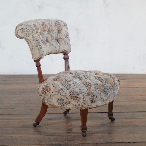 TAPESTRY BEDROOM CHAIR PROBABLY BY GILLOWS - ADDITIONAL PHOTO 1