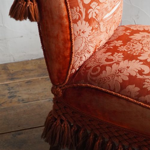 ANTIQUE BEDROOM CHAIRS PAIR - ADDITIONAL PHOTO 6