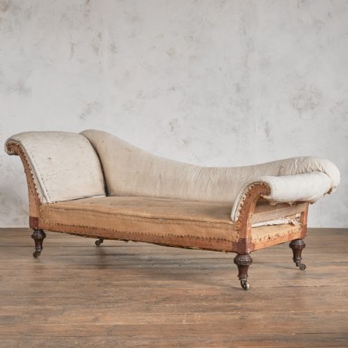 antique chaise longue att' to holland and sons - CATEGORY: ANTIQUE SOFAS - DATED VICTORIAN