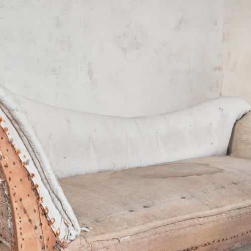 ANTIQUE CHAISE LONGUE ATT' TO HOLLAND AND SONS - ADDITIONAL PHOTO 5