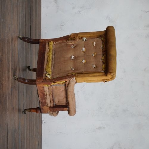 HOWARD AND SONS ARMCHAIR C1870 - ADDITIONAL PHOTO 3