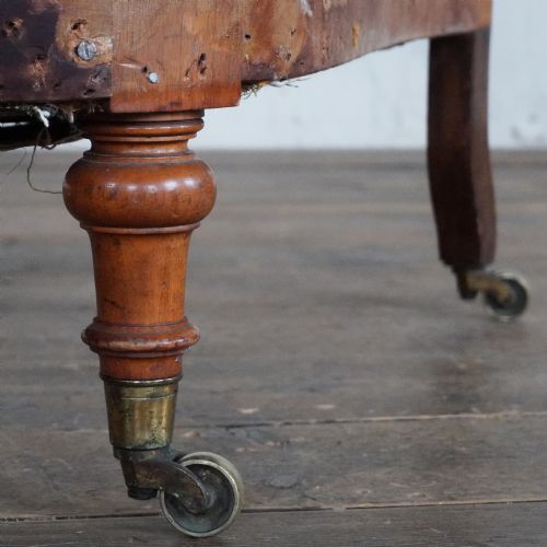 HOWARD AND SONS ARMCHAIR C1870 - ADDITIONAL PHOTO 5