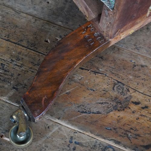 HOWARD AND SONS ARMCHAIR C1870 - ADDITIONAL PHOTO 7
