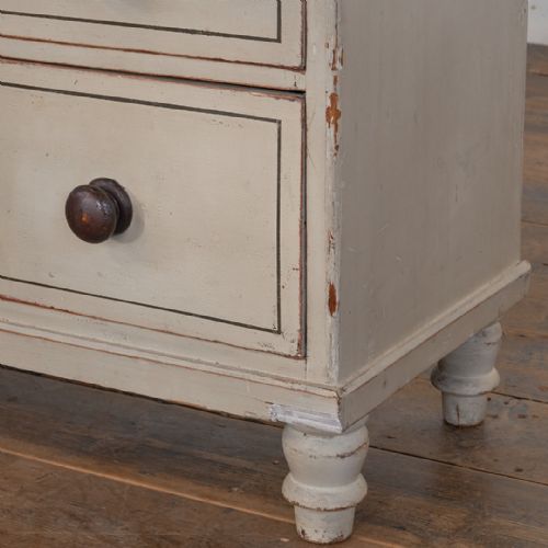 ANTIQUE PAINTED CHEST OF DRAWERS - ADDITIONAL PHOTO 7