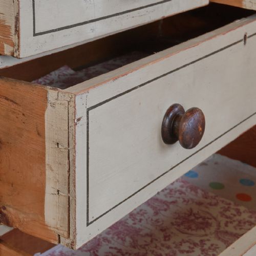 ANTIQUE PAINTED CHEST OF DRAWERS - ADDITIONAL PHOTO 10