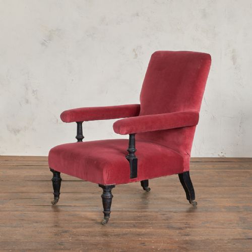 antique open armchair by morison and co edinburgh - CATEGORY: ANTIQUE CHAIRS - DATED 19TH CENTURY