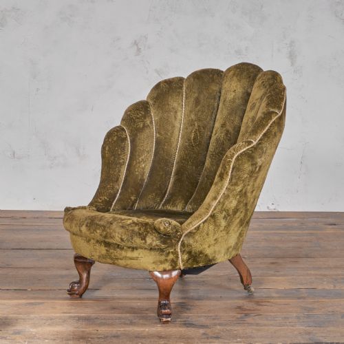 Antique Clam Shell Chair
