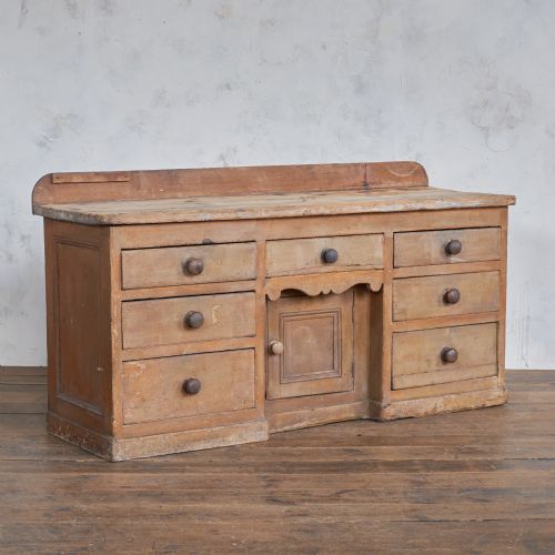 antique pine sideboard with original paint - CATEGORY: ANTIQUE SIDEBOARDS - DATED 19TH CENTURY