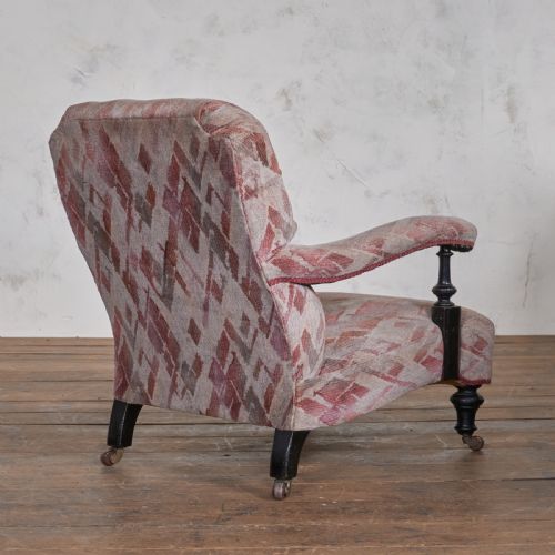 ANTIQUE OPEN ARMCHAIR IN THE STYLE OF SHOOLBRED - ADDITIONAL PHOTO 4