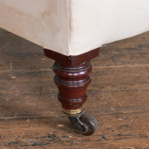 ANTIQUE HAMPTON AND SONS TUB CHAIR WOODSTOCK STYLE - ADDITIONAL PHOTO 4