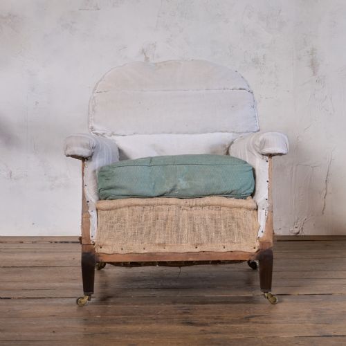 ANTIQUE ARMCHAIR DEEP SEATED - ADDITIONAL PHOTO 1