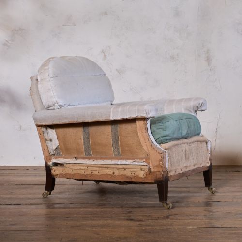ANTIQUE ARMCHAIR DEEP SEATED - ADDITIONAL PHOTO 2