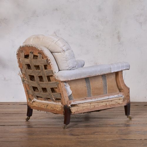 ANTIQUE ARMCHAIR DEEP SEATED - ADDITIONAL PHOTO 3