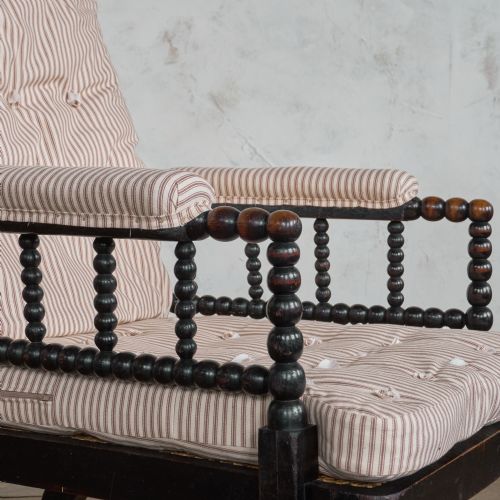 ANTIQUE BOBBIN CHAIR EBONISED - ADDITIONAL PHOTO 6