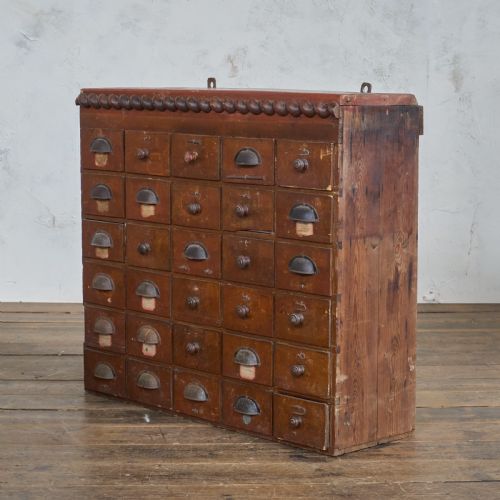 ANTIQUE FRENCH IRONMONGERS DRAWERS - ADDITIONAL PHOTO 3