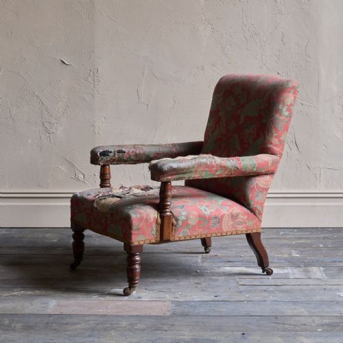 ANTIQUE OPEN ARMCHAIR BY GILLOWS - ADDITIONAL PHOTO 10