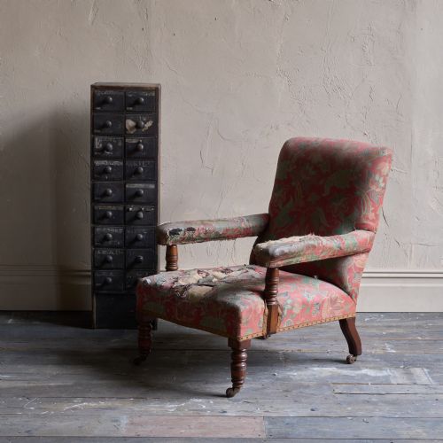 ANTIQUE OPEN ARMCHAIR BY GILLOWS - ADDITIONAL PHOTO 12