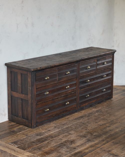 ANTIQUE HABERDASHERY DRAWER UNIT - ADDITIONAL PHOTO 1