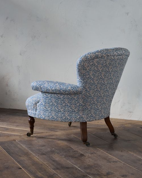 HOWARD AND SONS ARMCHAIR EARLY MID 19TH CENTURY - ADDITIONAL PHOTO 3