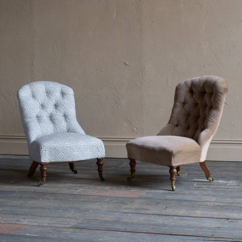 PAIR OF EARLY HOWARD AND SONS BEDROOM CHAIRS - ADDITIONAL PHOTO 10