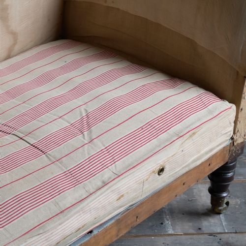 REGENCY CHAISE LONGUE IN ORIGINAL TICKING - ADDITIONAL PHOTO 8