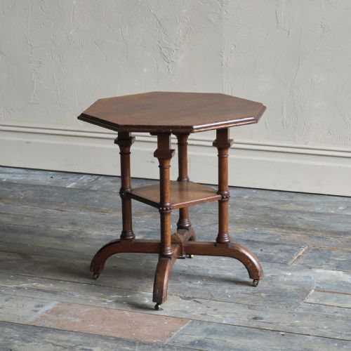 ANTIQUE SIDE TABLE BY GILLOWS 1870 - ADDITIONAL PHOTO 1