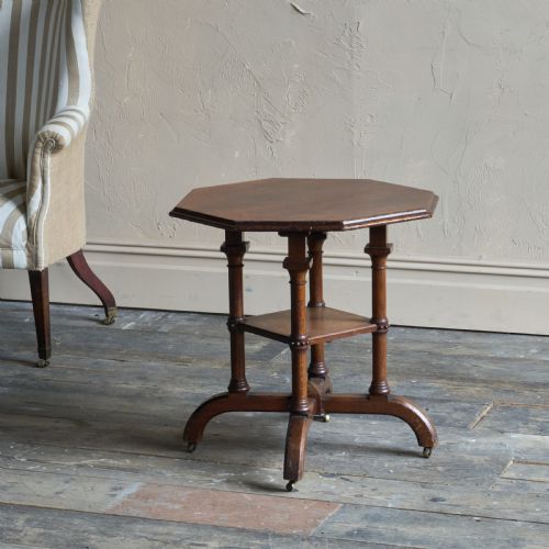 ANTIQUE SIDE TABLE BY GILLOWS 1870 - ADDITIONAL PHOTO 2