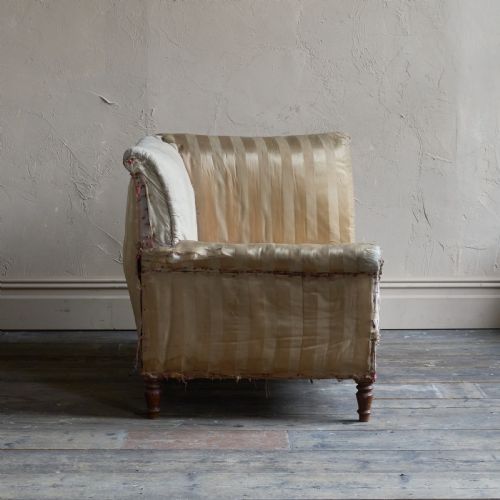 ANTIQUE CORNER ARMCHAIR SQUAB SEAT - ADDITIONAL PHOTO 4