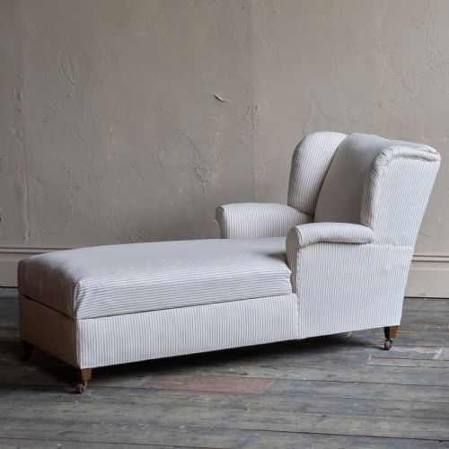 ANTIQUE CHAISE LONGUE WITH CONCEALED STORAGE - ADDITIONAL PHOTO 5