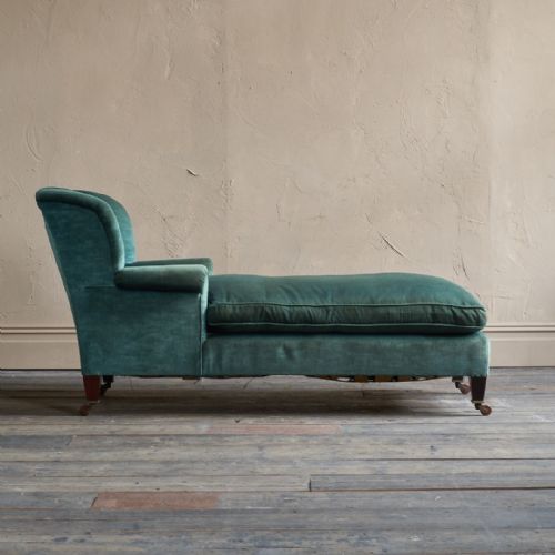 ANTIQUE LONG ARMCHAIR BY WILLIAM BIRCH - ADDITIONAL PHOTO 5