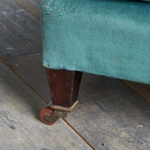 ANTIQUE LONG ARMCHAIR BY WILLIAM BIRCH - ADDITIONAL PHOTO 7