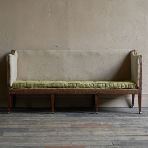 GEORGIAN SQUARE BACK SOFA 8 LEGS - ADDITIONAL PHOTO 2