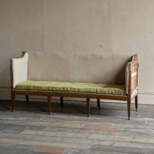 GEORGIAN SQUARE BACK SOFA 8 LEGS - ADDITIONAL PHOTO 3