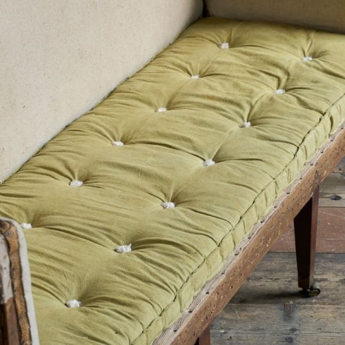 GEORGIAN SQUARE BACK SOFA 8 LEGS - ADDITIONAL PHOTO 4