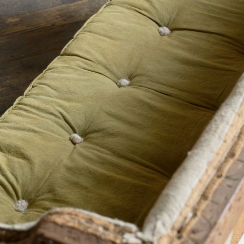 GEORGIAN SQUARE BACK SOFA 8 LEGS - ADDITIONAL PHOTO 6