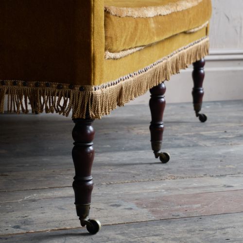 REGENCY SOFA GOLD DRAYLON VELVET - ADDITIONAL PHOTO 5